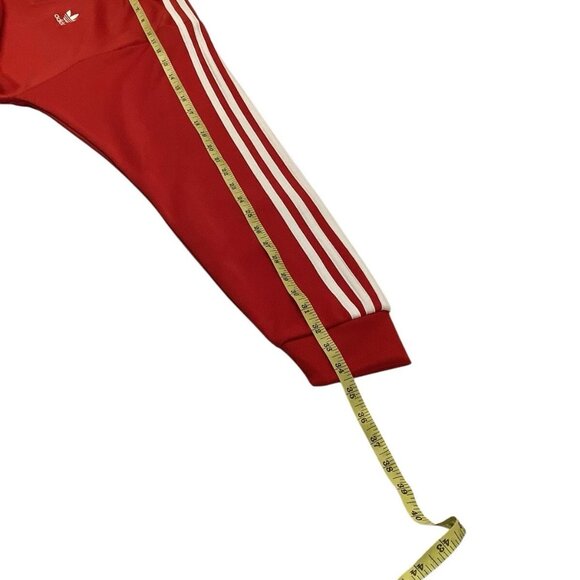 NWT adidas Men's Adicolor Funnel Neck Track Top Better Scarlet Jacket Size S - Picture 4 of 6